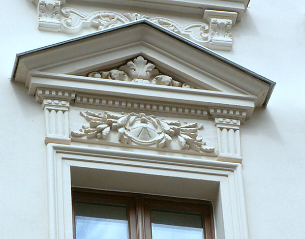 restaurierte Fassade